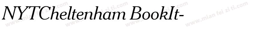 NYTCheltenham BookIt字体转换